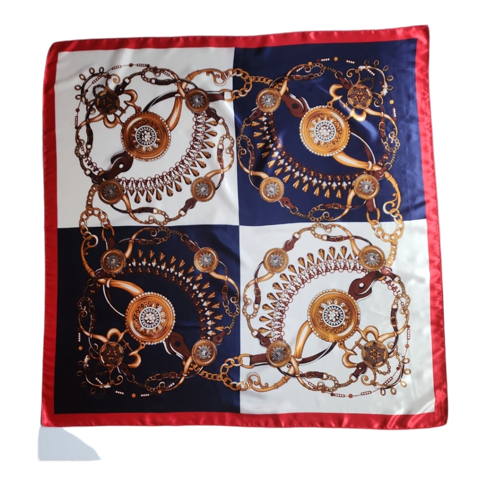 Square Print Scarf - Picture 3 of 6